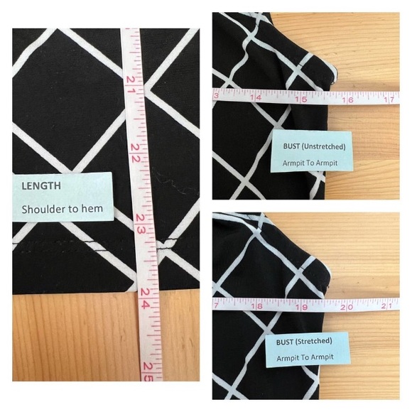 Banana Republic Sleeveless Blouse Size XS Black White Geometric Patterned Top - Picture 6 of 7